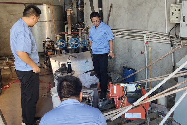 河南鹤壁一食品加工厂用6吨燃气蒸汽锅炉项目