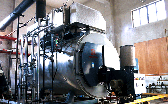 洛阳六和饲料有限责任公司4蒸吨一体冷凝燃油气蒸汽锅炉项目